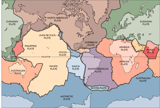 Plate Tectonic Map